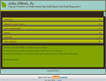 Tablet Screenshot of golfwithjme.com